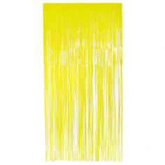 Rideau de Fête Jaune Fluo 2