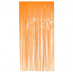 Rideau de Fête Orange Fluo