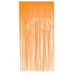 Rideau de Fête Orange Fluo
