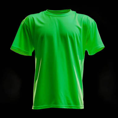 T-Shirt Fluo Enfant vert, Vêtement Fluo - Couleur De Nuit