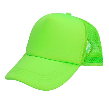 Casquette verte fluo