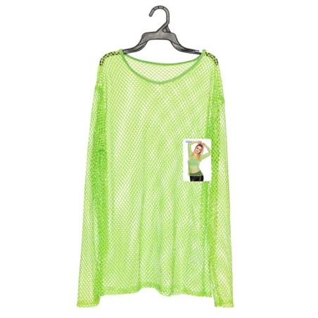 Chemise résille fluo