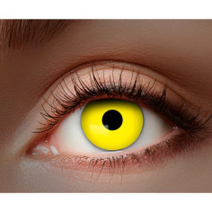 Lentilles Fluo 1 Mois jaune 2