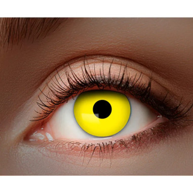 Lentilles Fluo jaune