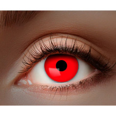 Lentilles Fluo 1 Mois rouge 2