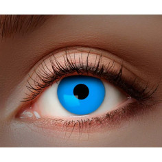 Lentilles Fluo 1 Mois bleu 2