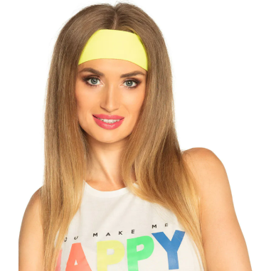 Bandeau Fluo jaune pour adulte