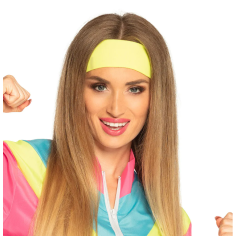 Bandeau Fluo jaune pour adulte 2