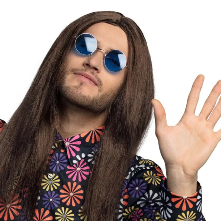 Lunettes rondes bleu