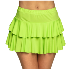 Mini-Jupe Fluo vert 2