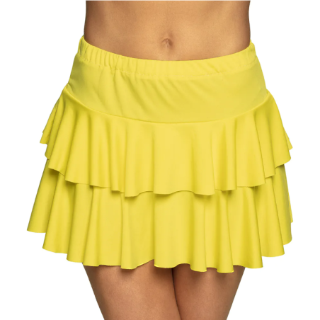 Mini-Jupe Fluorescente jaune