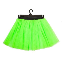 Tutu fluo en résille vert 2