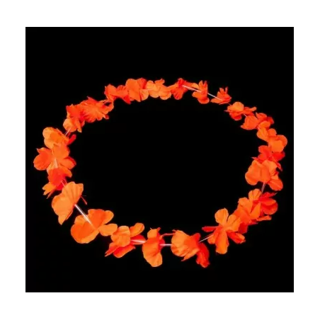 Collier fluorescent orange hawai