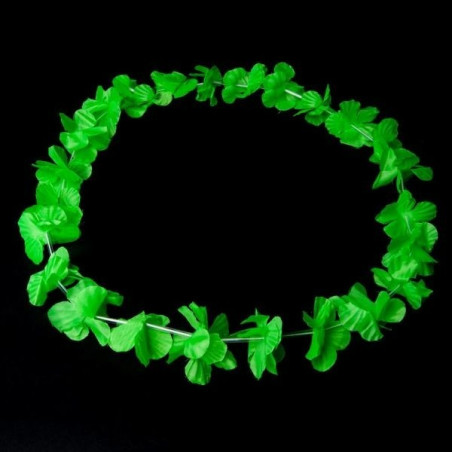 Collier Fluo Hawai vert flashy