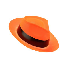 Chapeau Fluo Al Capone orange