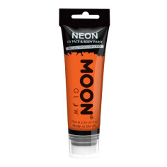 Peinture pour le visage UV néon intense orange