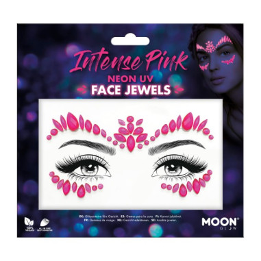 Face Jewels fluo rose