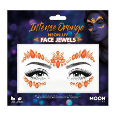 Face Jewels fluo orange