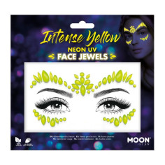 Face Jewels fluo jaune