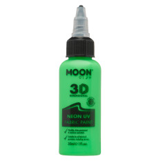 Peinture Textile 3D Fluo vert
