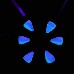Stick Crayon bleu Fluo Corps 2