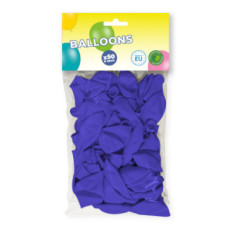 50 ballons de baudruche Bleu Foncé, TOP PRIX - 23 cm - 100% éco responsable