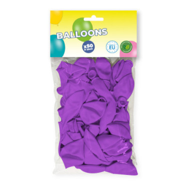 Sachet de 50 ballons violet