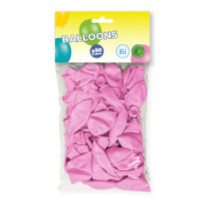 50 ballons de baudruche Rose, TOP PRIX - 23 cm - 100% éco responsable