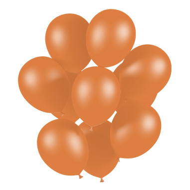 Sachet de 50 ballons éco responsable orange Sachet de 50 ballons éco responsable orange