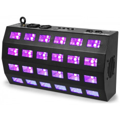 Stroboscope LED UV 24x3W Lumière noire BeamZ