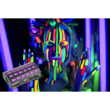 Stroboscope LED UV 24x3W Lumière...