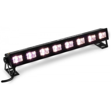 Barre à LEDs UV 8x3W, 2 en 1- BeamZ