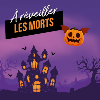 Canon à confettis Citrouilles et Chauve-souris