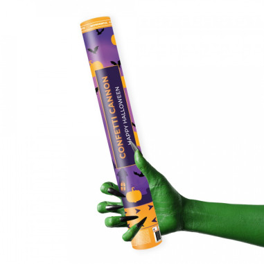 Canon à confettis Citrouilles et Chauve-souris