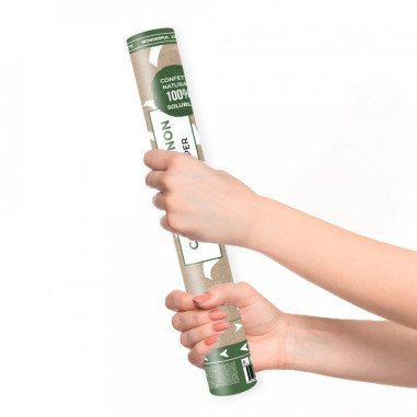 Canon à confettis - soluble blanc biodégradable