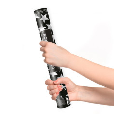 Canon à confettis argents 2