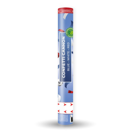 Canon à confettis pour supporter la France