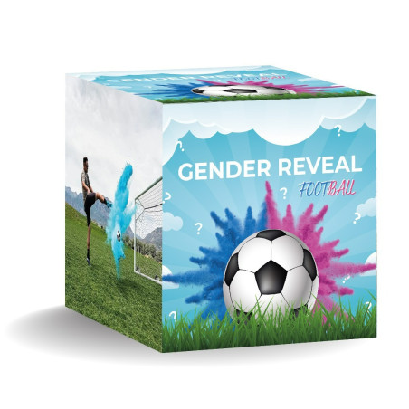 Ballon de foot pour gender reveal