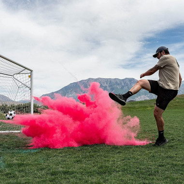 Ballon de foot pour gender reveal