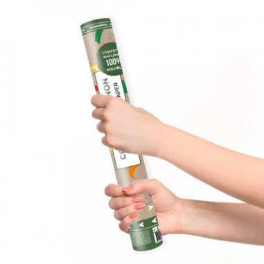 Canon à confettis 40 cm - Soluble...