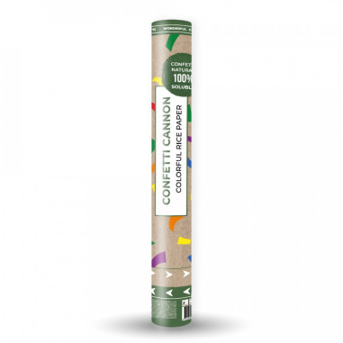 Canon à confettis 40 cm - Soluble...