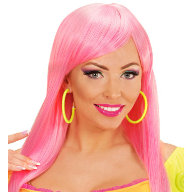 Boucles d'oreilles fluo jaune