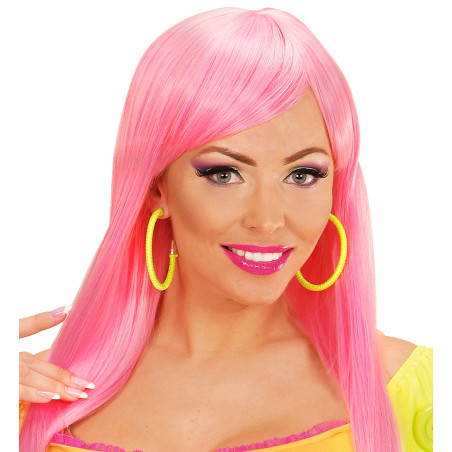 Boucles d'oreilles fluo jaune