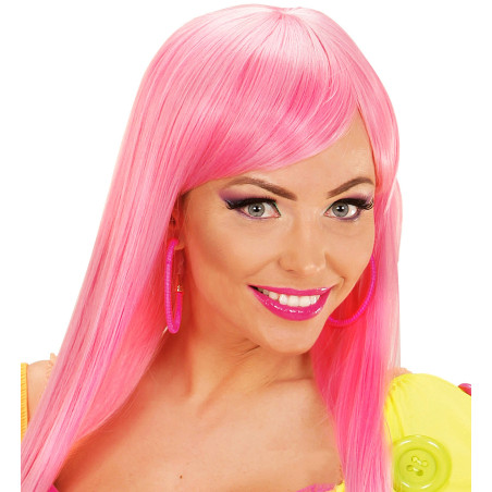 Boucles d'oreilles créoles fluo