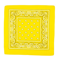 Bandana rétro jaune 2