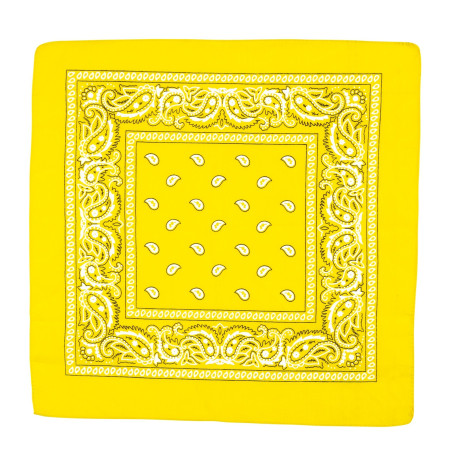Bandana rétro jaune