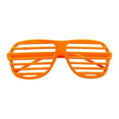 Lunettes Fluo Striées orange