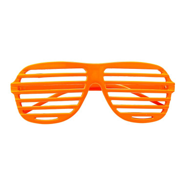 Lunettes orange Fluo Striées