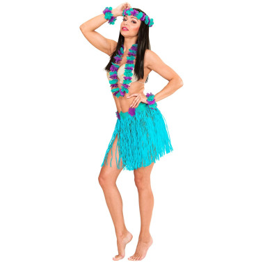 Set Hawaien bleu Complet Set Hawaien bleu Complet