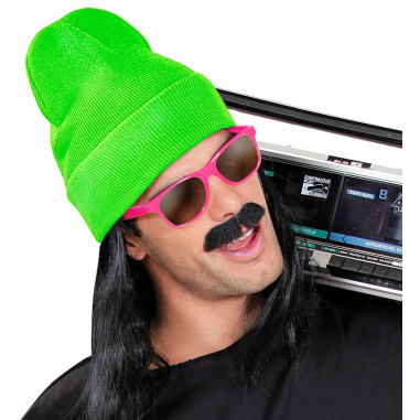Bonnet vert fluorescent